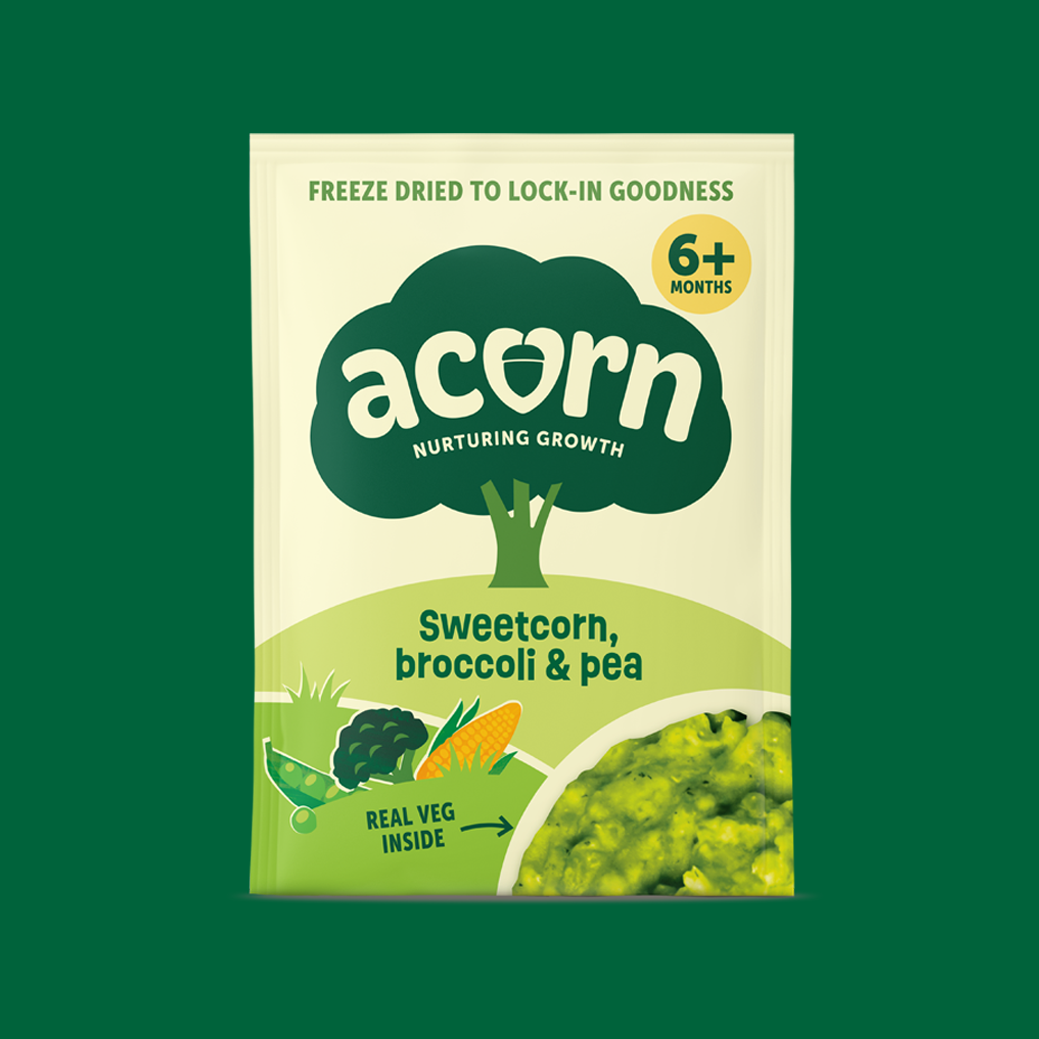 Sweetcorn broccoli & pea