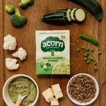 Сладкая кукуруза, брокколи и горошек